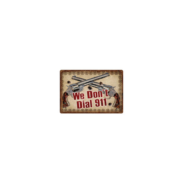 RIVERS EDGE TIN SIGN "WE DON'T - Image 2