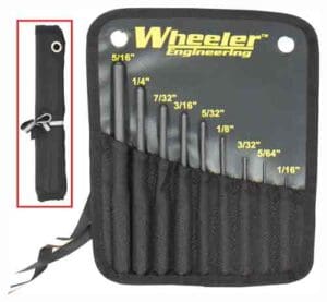 WHEELER 9-PC ROLL PIN PUNCH
