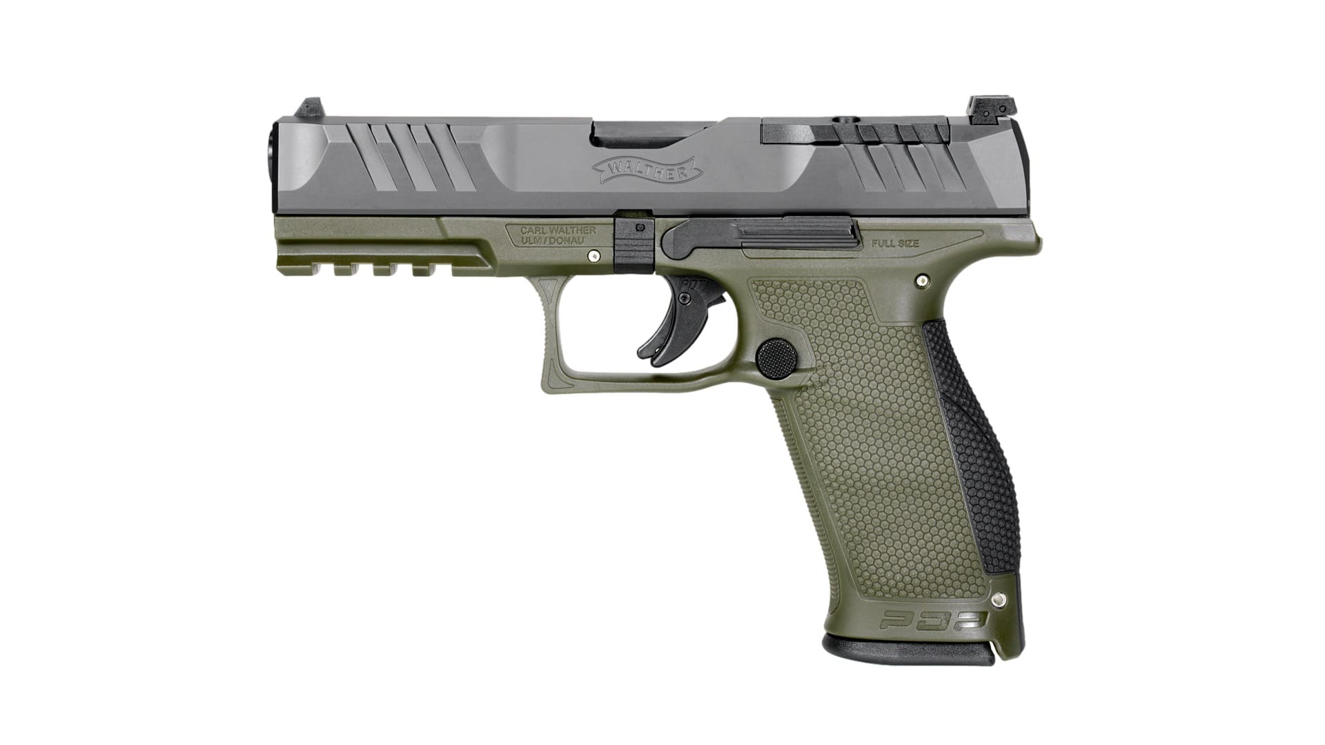WALTHER ARMS PDP FS 9MM 4.5" BLK/GRN OR