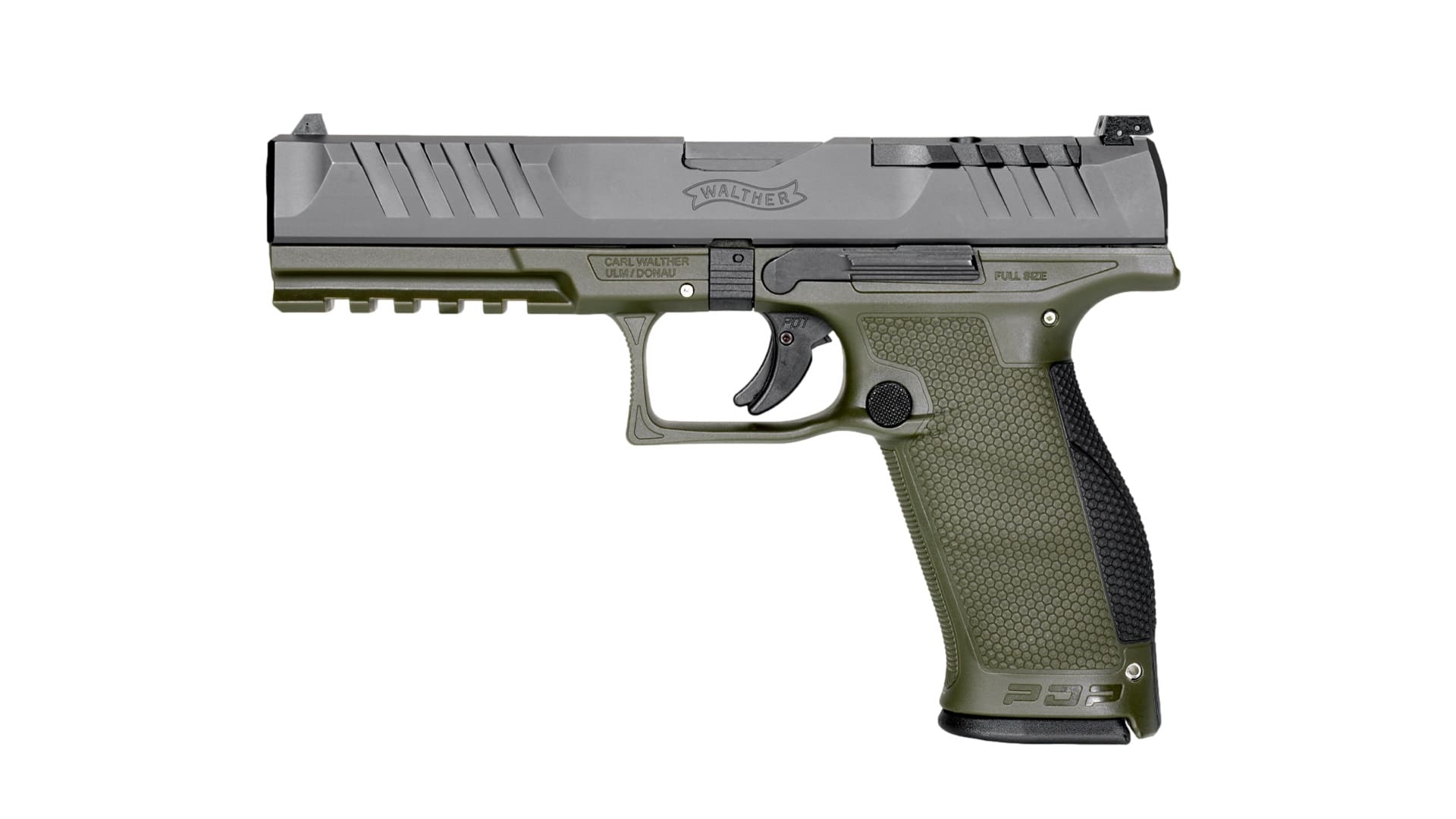 WALTHER ARMS PDP 9MM FS 5" BLK/GRN 18+1 OR
