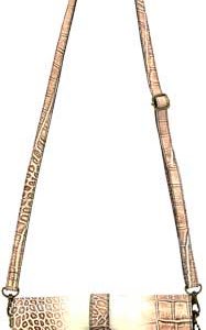CAMELEON S&W CROC HANDBAG