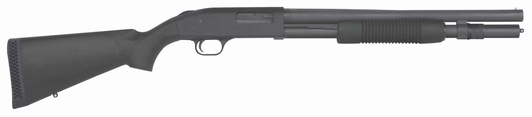 MOSSBERG 590 12/18.5 BL/SY 7SH BEAD SGT