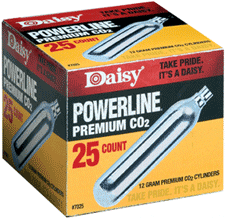 DAISY CO2 CARTRIDGES 12-GRAMS