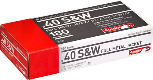 AGUILA 40 SW 180GR FMJ-FN