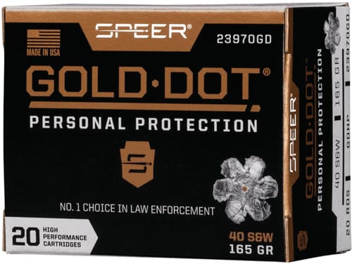 SPEER GOLD DOT 40SW 165GR