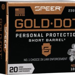 SPEER GOLD DOT SHORT BBL 40SW