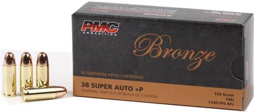 PMC 38 SUPER +P 130GR FMJ-RN