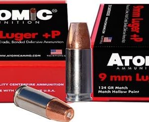 ATOMIC 9MM LUGER +P 124GR JHP