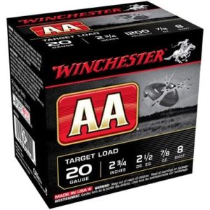WINCHESTER AA 20GA 7/8OZ #8