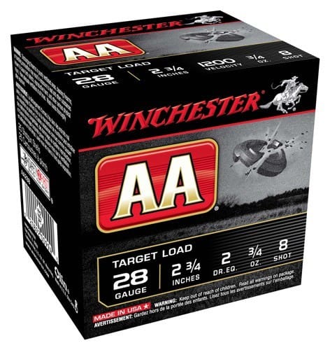 WINCHESTER AA TRGT 28GA 2.75"