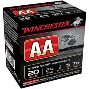 WINCHESTER AA 20GA 7/8OZ #7.5