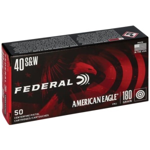 FEDERAL AE 40SW 180GR FMJ-TC