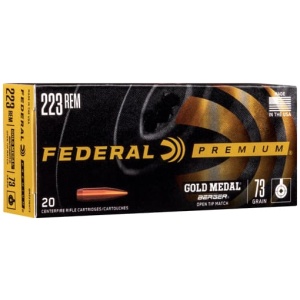 FEDERAL GOLD MEDAL 223REM 73GR