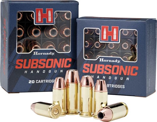 HORNADY SUBSONIC 9MM LUGER