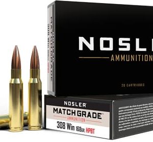 NOSLER MATCH GRADE 308WIN 168G