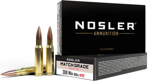 NOSLER MATCH GRADE 308WIN 168G