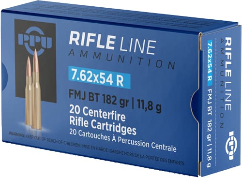 PPU 7.62X54R 182GR FMJ
