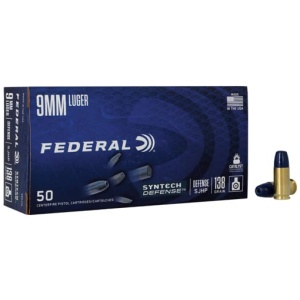 FEDERAL 9MM LUGER 138GR SJHP