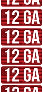 MTM AMMO CALIBER LABELS 12GA