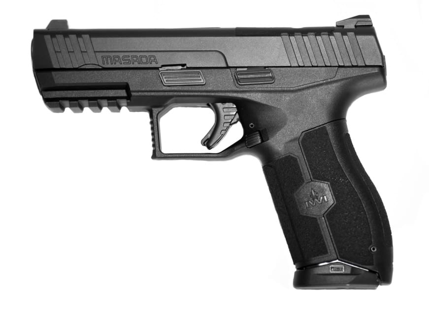 IWI - ISRAEL WEAPON INDUSTRIES MASADA OR 9MM 4" BLK 10+1 NS