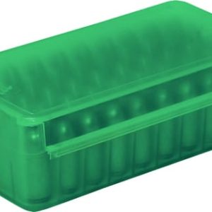 MTM AMMO BOX 45ACP/40SW/10MM - 50-ROUNDS SIDE SLIDE CL GREEN