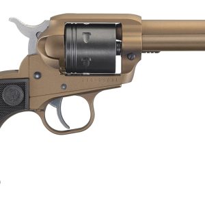 RUGER WRANGLER 22LR BRNZ/SY 4.6" 6SH