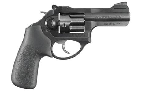RUGER LCRX 38SPC+P BLK 3" HOGUE GP