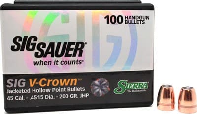 SIERRA BULLETS .45 CAL .4515