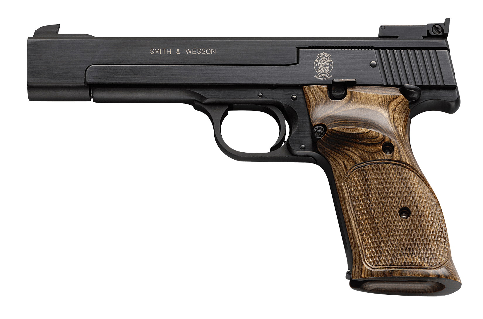 SMITH AND WESSON 41 22LR 10+1 BLUE/WOOD 5.5" AS