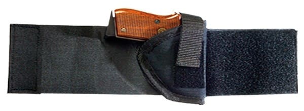 BULLDOG ANKLE HOLSTER RH BLACK - MOST REVOLVERS 2"-2 1/2" BBL