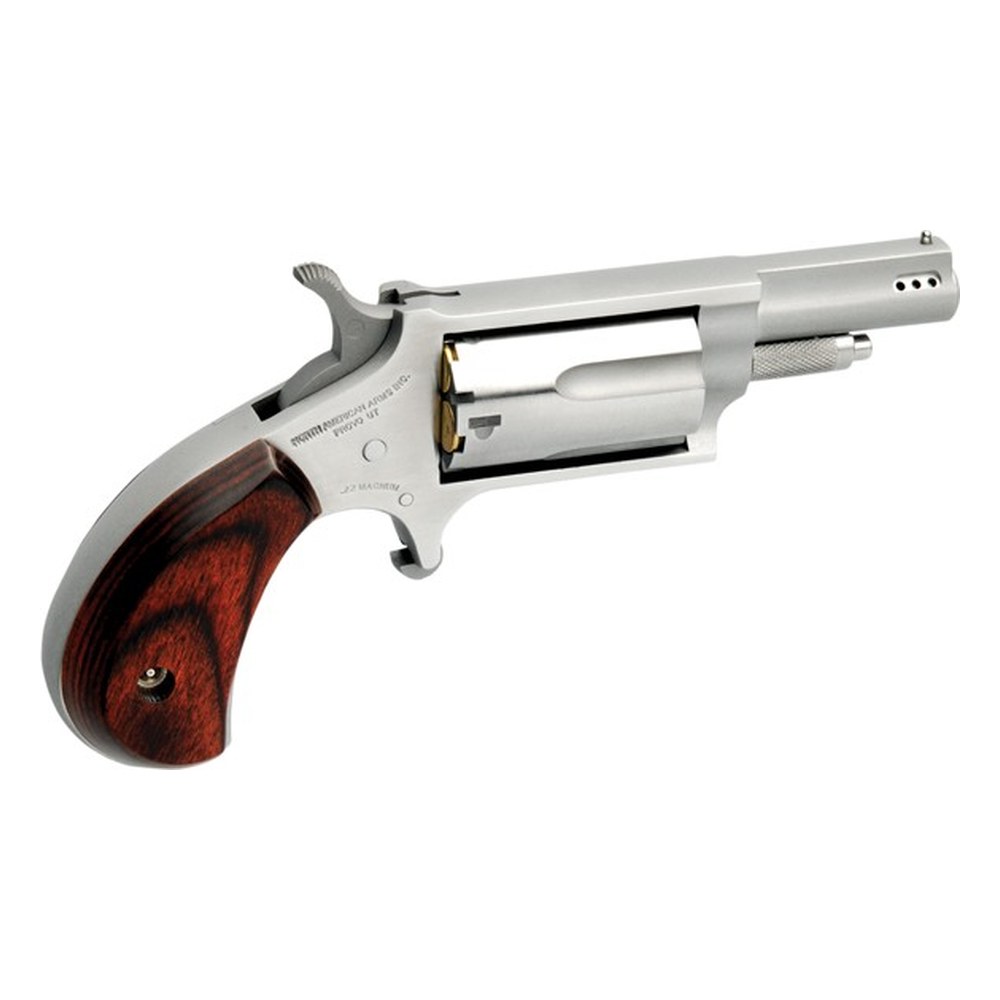 NORTH AMERICAN ARMS MINI 22MAG REV 1-5/8″ SS PRTD