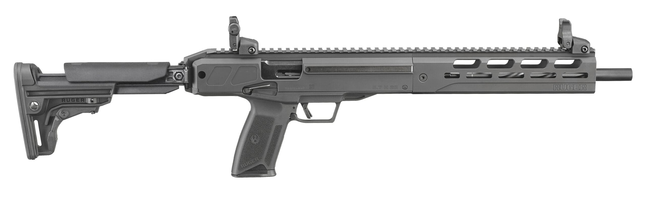 RUGER LC CARB 5.7X28 16" FIXED STK