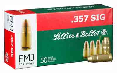 S&B 357 SIG 140GR FMJ