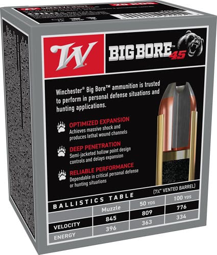 WINCHESTER BIG BORE 45 COLT