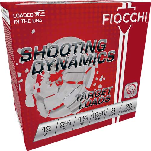 FIOCCHI 12GA 2.75" #8 1-1/8OZ