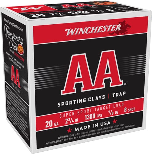 WINCHESTER AA 20GA 7/8OZ #8