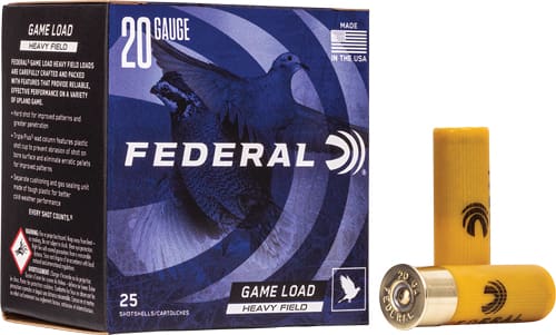 FEDERAL GAME LOAD 20GA 1OZ #6