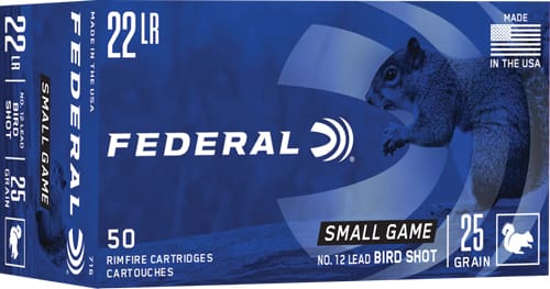 FEDERAL 22LR #12 LEAD BIRDSHOT