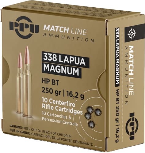 PPU 338 LAPUA MAG 250GR HPBT