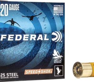 FEDERAL SPEED SHOK 20GA 3" - 7/8OZ #2 1550FPS 25RD 10BX/CS