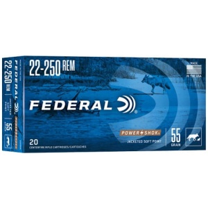FEDERAL POWER-SHOK 22-250 REM