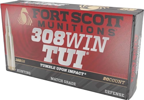 FORT SCOTT 308 WIN TUI 168GR