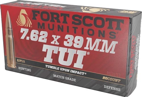 FORT SCOTT 7.62X39 TUI 117GR
