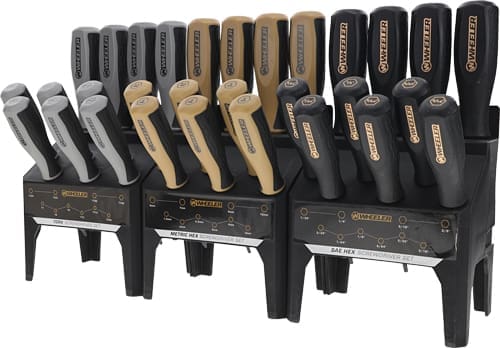 WHEELER DRIVER SET 30 PIECE - HEX KEY/TORX BENCHTOP SET
