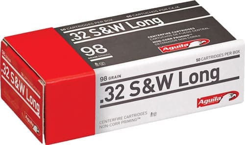 AGUILA 32 S&W LONG 98GR - LEAD-RN 50RD 20BX/CS