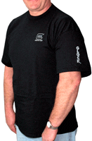 GLOCK OEM BLACK SHORT - SLEEVE T SHIRT XXXL