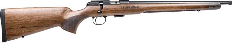 CZ 457 ROYAL 22LR 16.5" BLUED - THREADED BBL CIRCASSIAN WALNUT