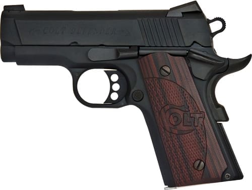 COLT DEFENDER 9MM 3" FRONT - NGT SGT 7-SHOT ALLOY/BLUED G10
