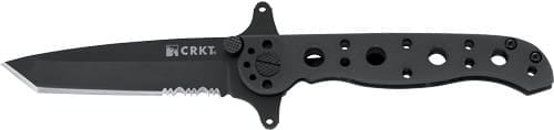 CRKT M16-10KSF 2.94" HALF - SERRATED BLACK TANTO BLADE