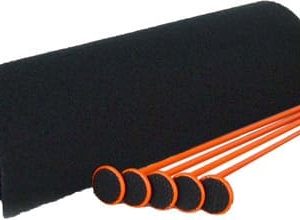 GSS SMALL RIFLE ROD KIT 5 ORNG - RIFLE RODS .22 CAL 19"X15"